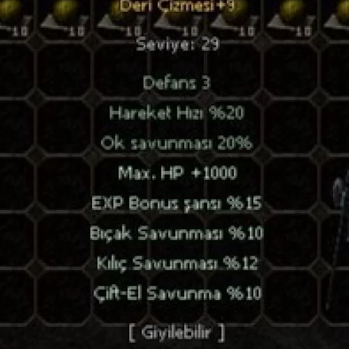 +9 DERİ ÇİZME ELİT